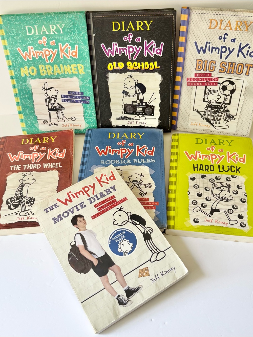 Diary of a Wimpy Kid Book Lot of 6 DOAWK